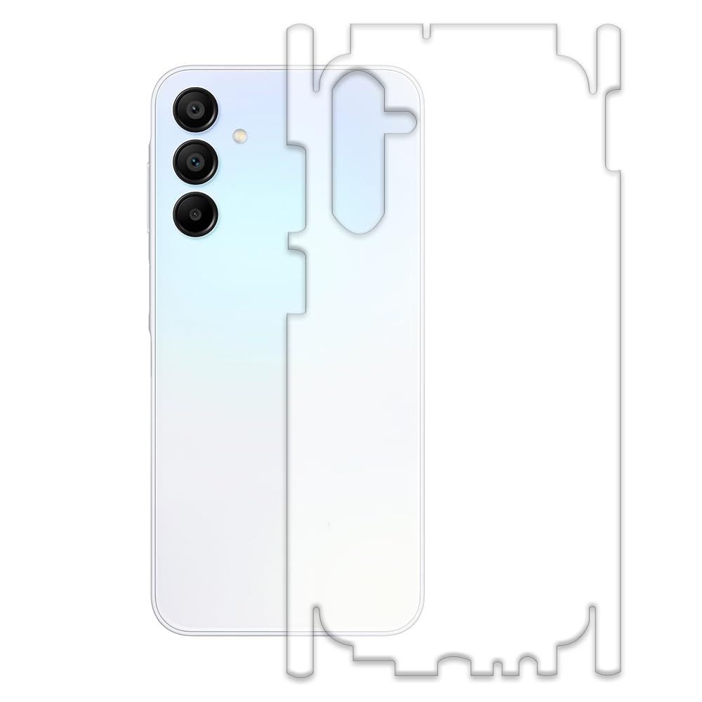 Samsung A15 5G Back Screen Guard For Matte Finish, Smooth Touch, Unbreakable Membrane