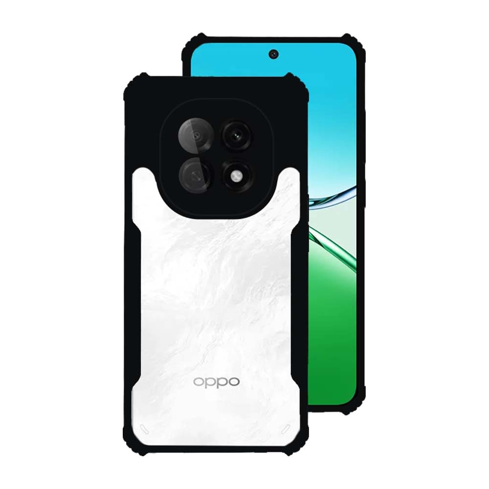 Oppo F29 Pro 5G Back Cover (Black Bumper)