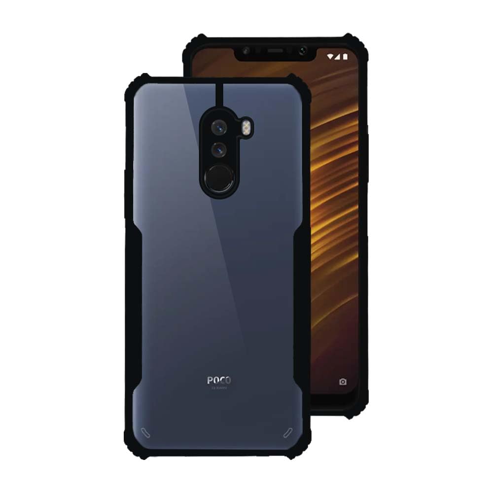 Poco F1 Back Cover (Black Bumper)