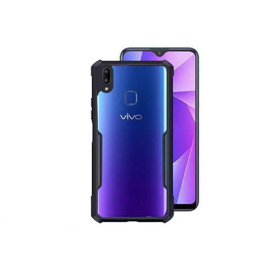 Vivo V9/V9 Pro/V9 Youth Back Cover (Black Bumper)