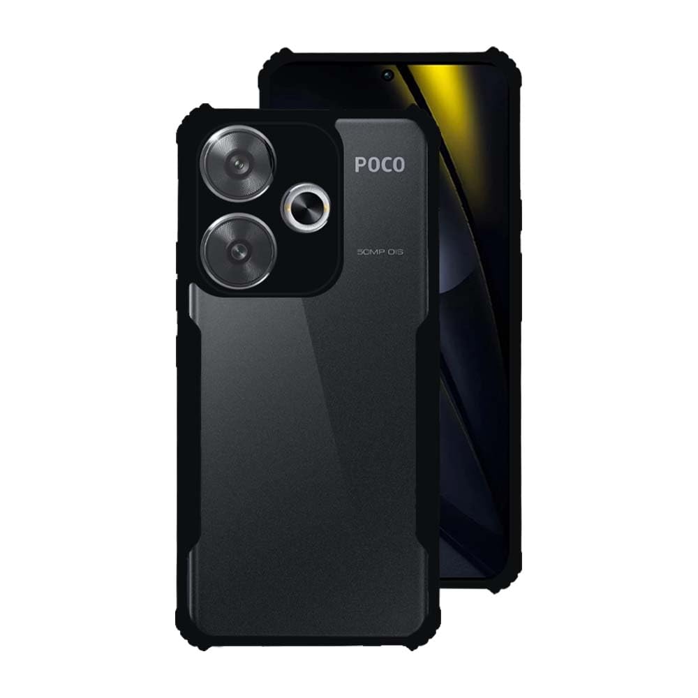 Poco F6 5G  Back Cover (Black Bumper)