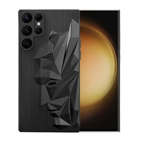 Superhero Engraved logo silicon Cover for Samsung S23 Ultra