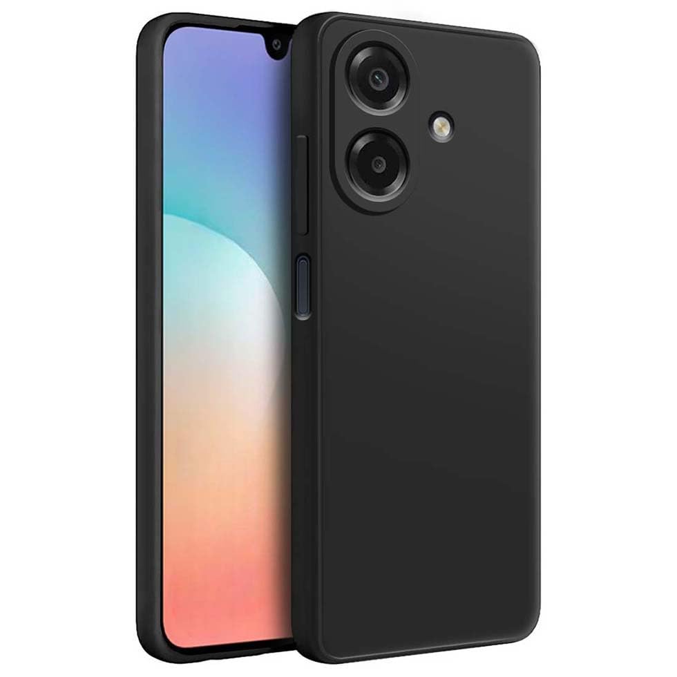 Samsung M07 (Black Silicone Cover)
