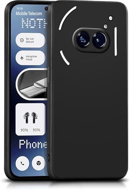 Nothing Phone 2a 5g ( Black Silicone Cover)