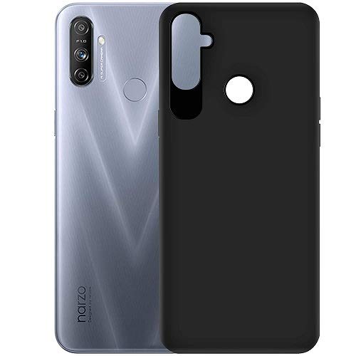 Realme Narzo 10A/20A ( Black Silicone Cover)