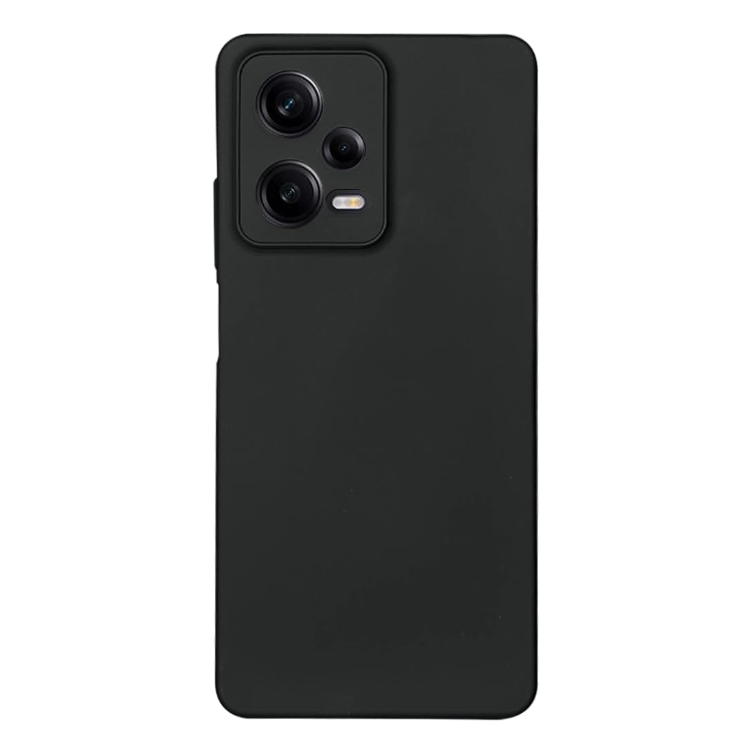 Redmi Note 12 Pro (5G) (Black Silicone Cover)