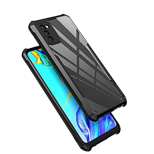 Samsung A03s Back Cover (Black Bumper)