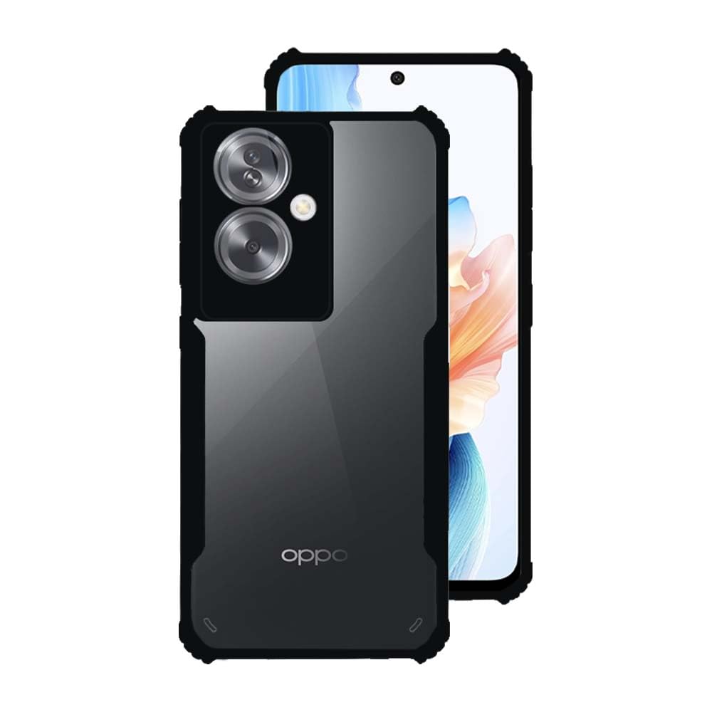 Oppo A79 5G Back Cover (Black Bumper)