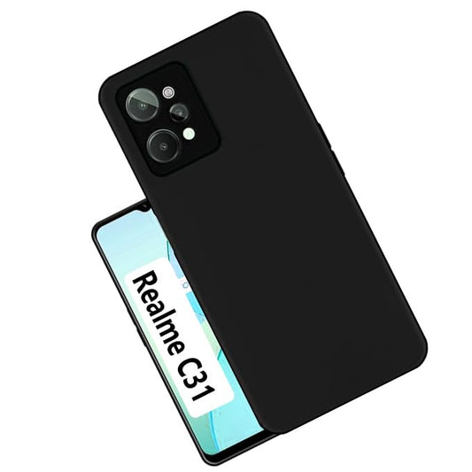 Realme C31 ( Black Silicone Cover)