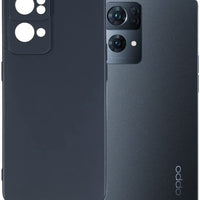 Matte Finish Silicone Cover For Oppo Reno7 Pro 5G)