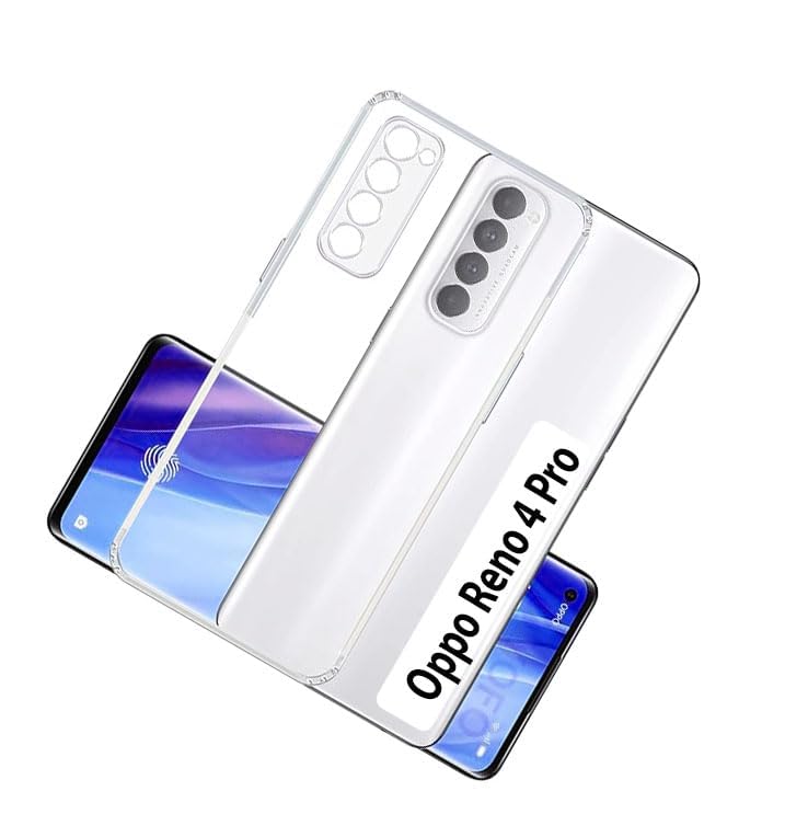 Oppo Reno 4 Pro (Lifetime Anti-Yellow Clear Back Cover)