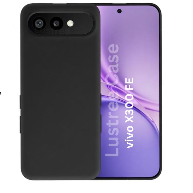 Vivo X300 FE 5G ( Black Silicone Cover)