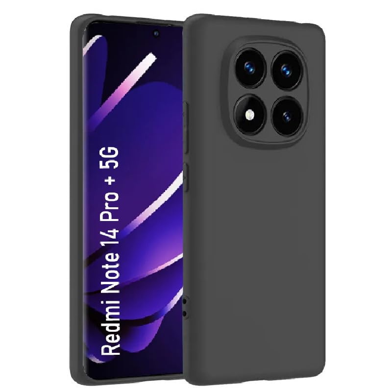 Matte Finish Silicone Cover For Redmi Note 14 Pro Plus 5G