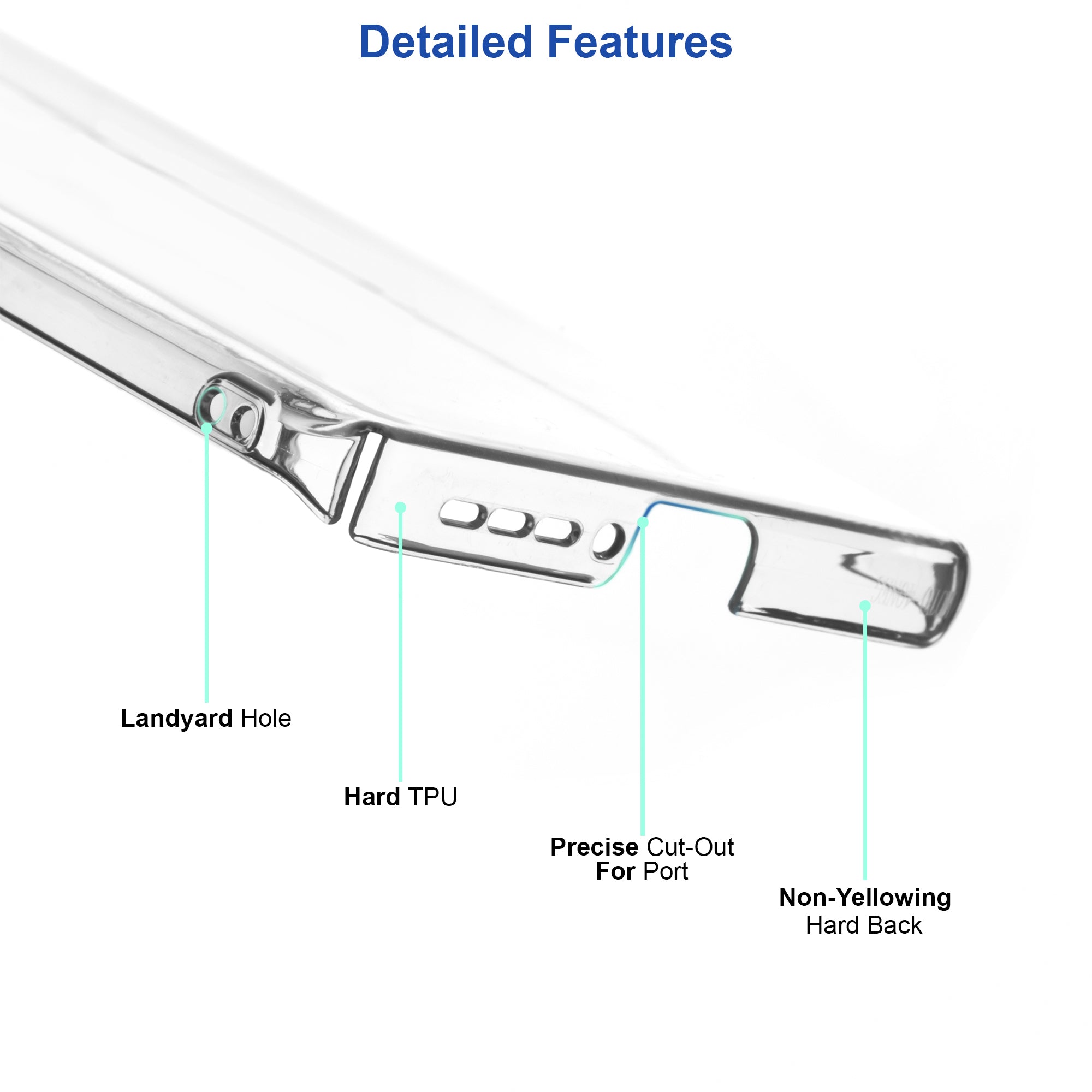 Crystal Clear Hard Back Anti-Yellowing Phone Case For Vivo V30 5G