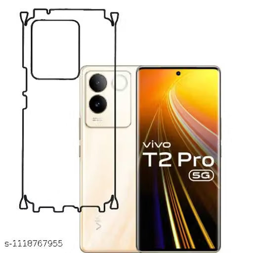 VIVO T2 PRO 5G Back Screen Guard For Matte Finish, Smooth Touch, Unbreakable Membrane