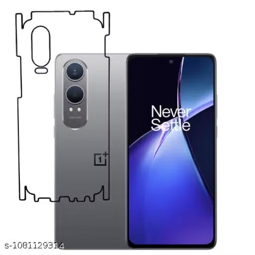 ONEPLUS Nord CE4 Lite 5G Back Screen Guard For Matte Finish, Smooth Touch, Unbreakable Membrane