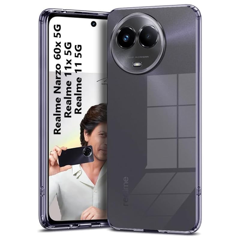 Realme 11 / 11x  (Lifetime Anti-Yellow Clear Back Cover)