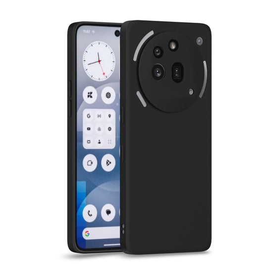 Matte Finish Silicone Cover For Nothing Phone 3A Pro 5G