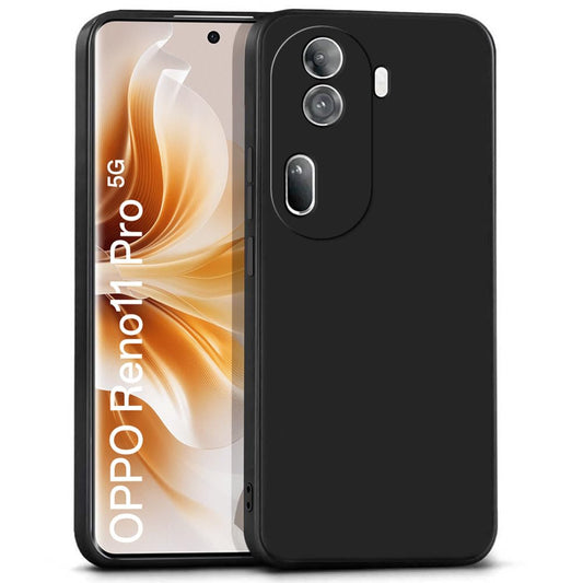 Oppo Reno 11 Pro 5G ( Black Silicone Cover)