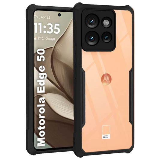 Motorola Moto Edge 50 5G Back Cover (Silicone Border)
