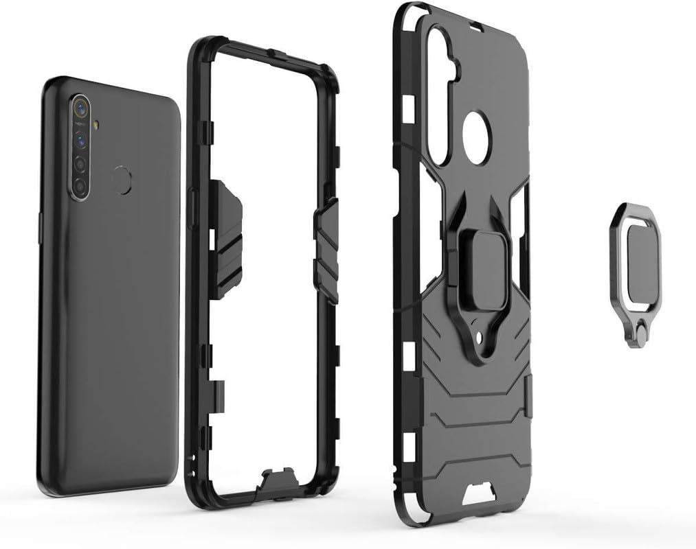 Hybrid Rugged Armor Kickstand Case for Realme 5 Pro