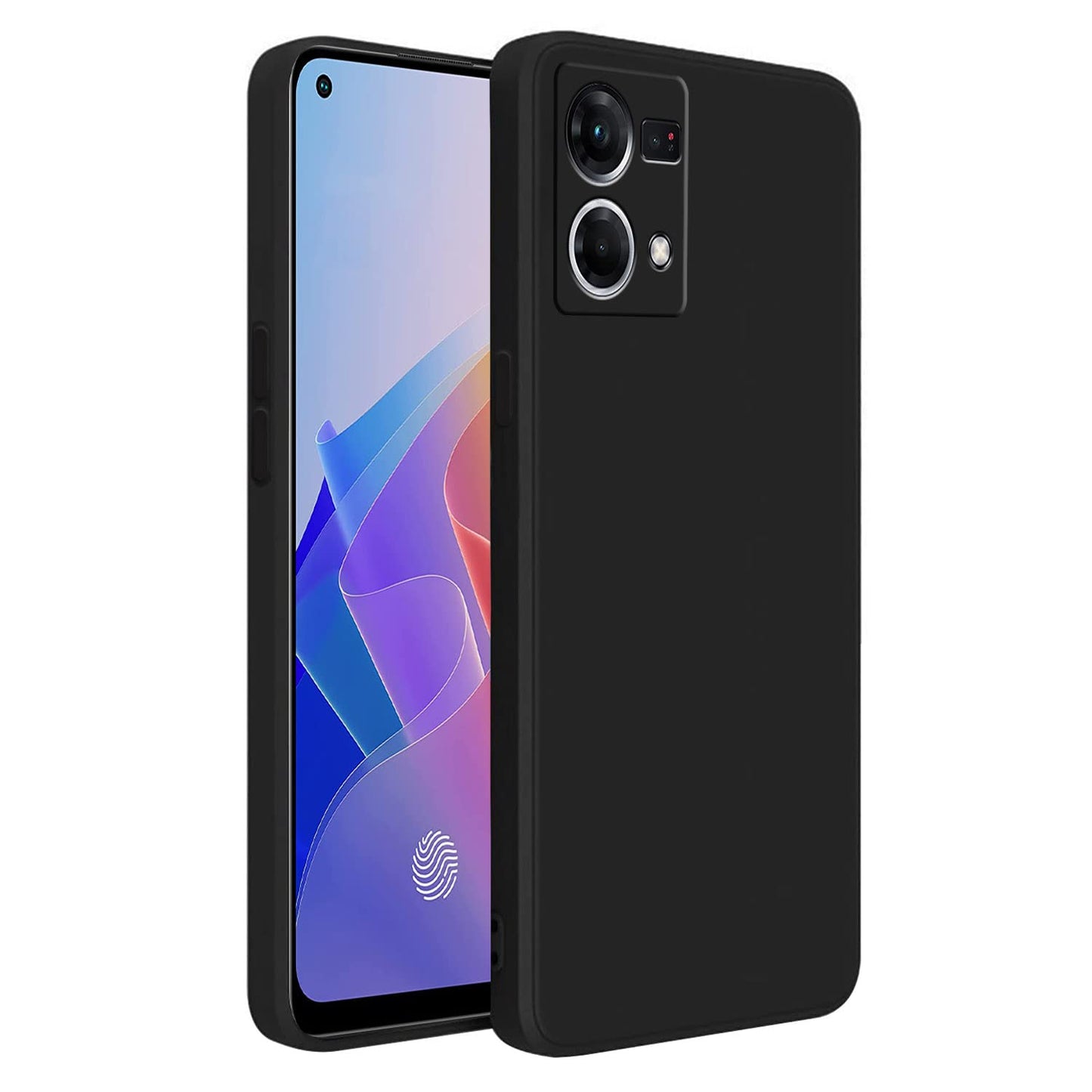 Oppo F21 Pro 4G ( Black Silicone Cover)