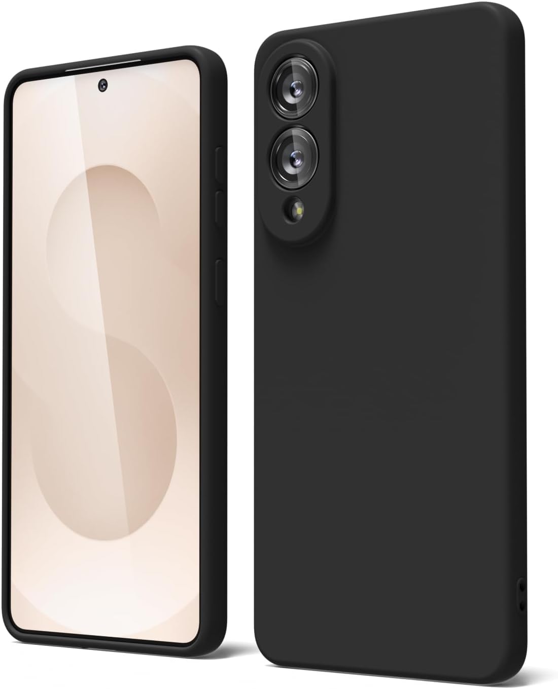 Samsung S25 Edge (Black Silicone Cover)