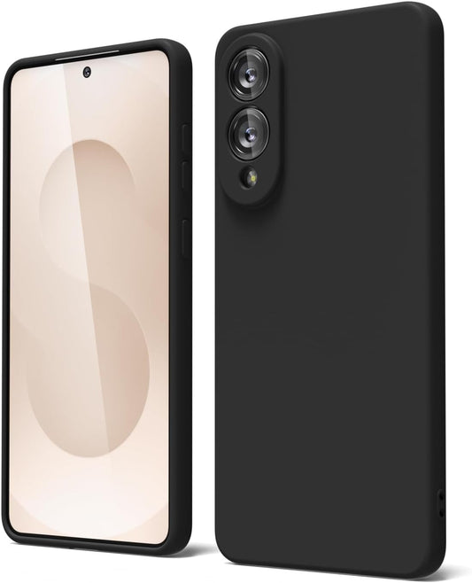 Samsung S25 Edge (Black Silicone Cover)