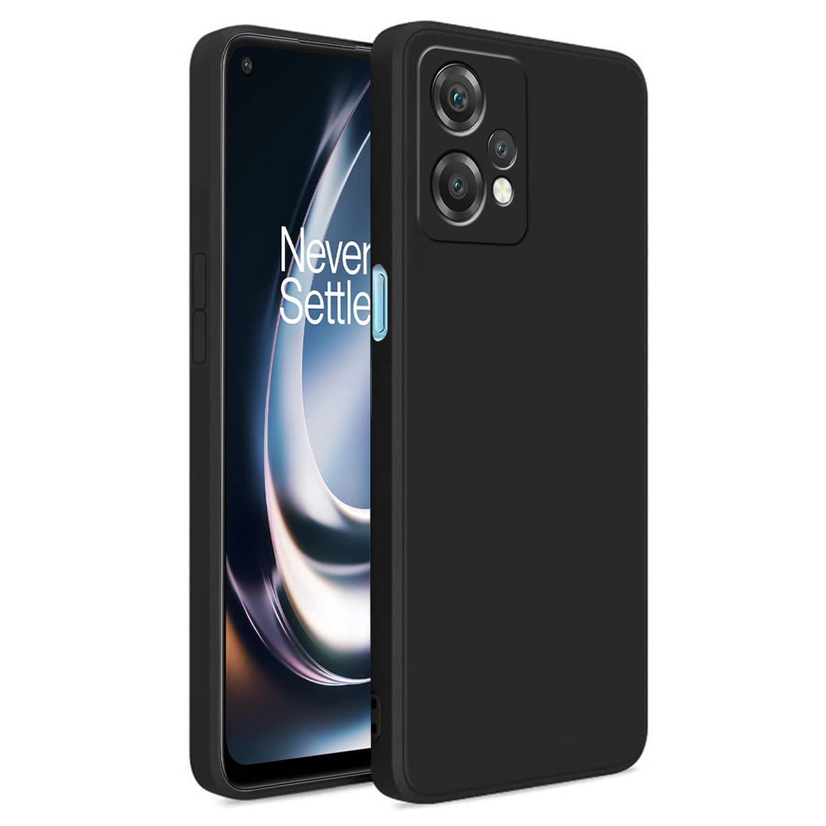 Oneplus Nord CE 2 (5G) ( Black Silicone Cover)