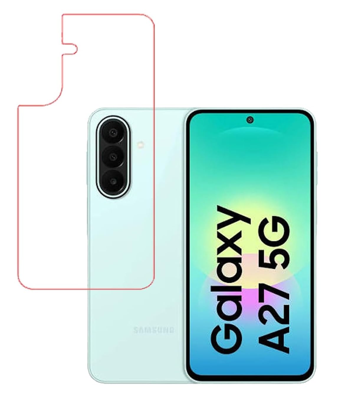 Samsung A27 5G Back Screen Guard For Matte Finish, Smooth Touch, Unbreakable Membrane