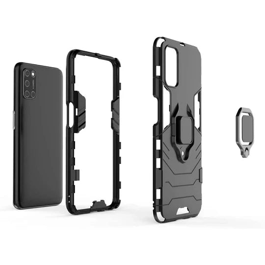 Hybrid Rugged Armor Kickstand Case for Oppo A74 5G