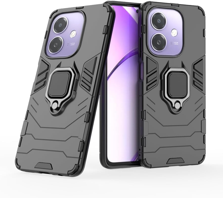 For Oppo A5 Pro Back Cover Case Hybrid Armor |Ring Holder Kickstand