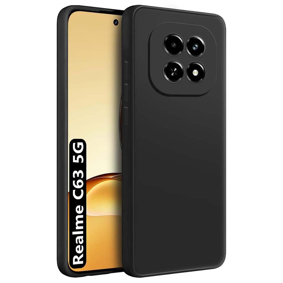 Matte Finish Silicone Cover For Realme C63 5G