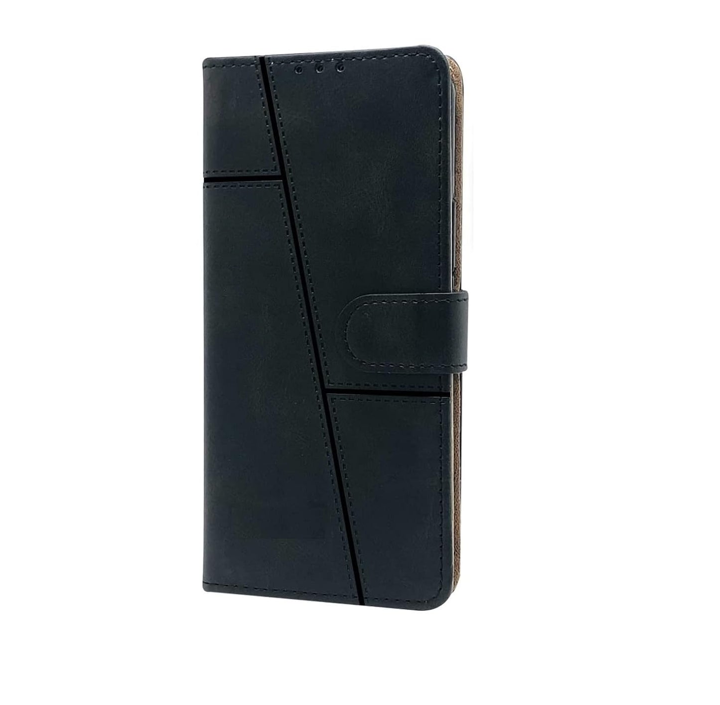 Vivo Y72 5G Flip Case Cover ( Black )