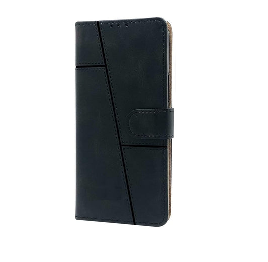 Vivo Y72 5G Flip Case Cover ( Black )