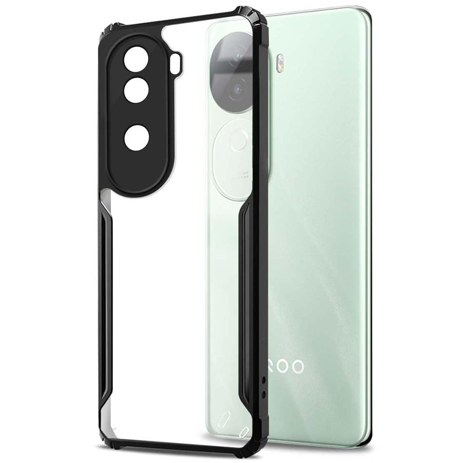 Vivo V40e 5G Back Cover (Black Bumper)