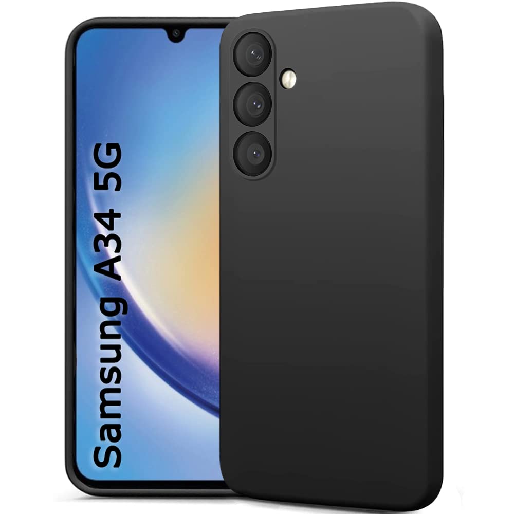 Matte Finish Silicone Cover For Samsung A34 5G