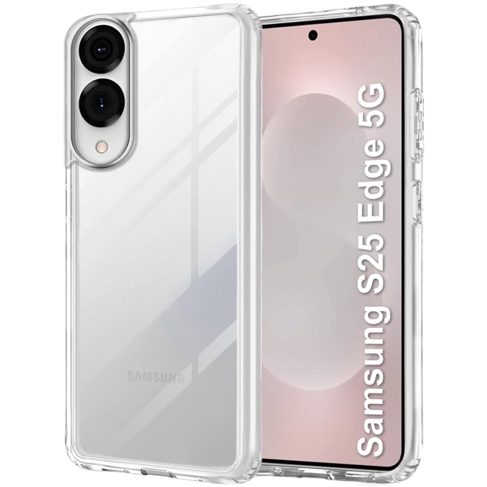 Samsung S25 Edge 5G Back Cover (Transparent)