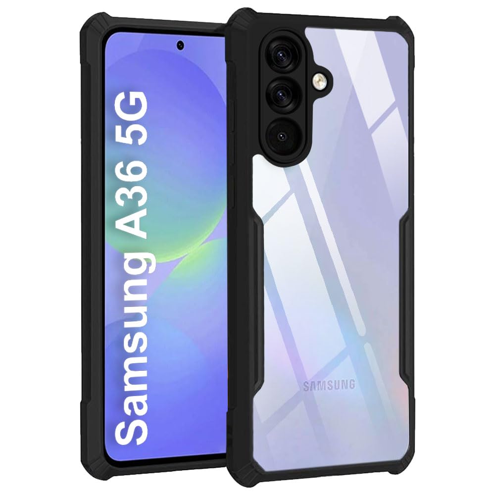 Samsung A36 5G Back Cover (Black Bumper)