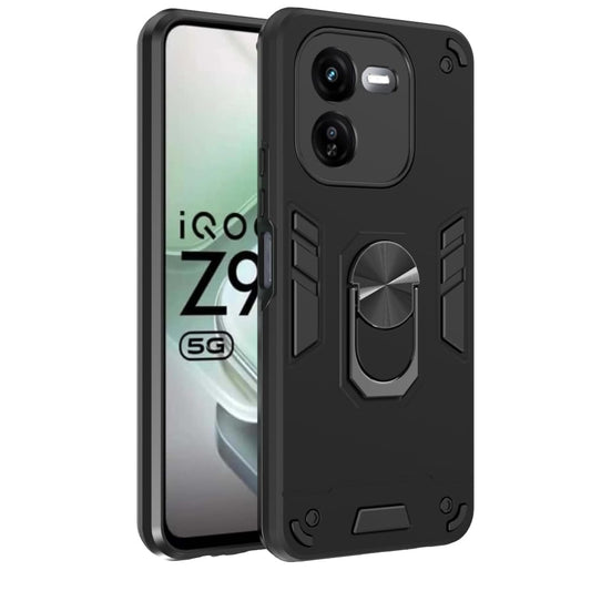 For Vivo Y37 Pro Back Cover Case Hybrid Armor |Ring Holder Kickstand