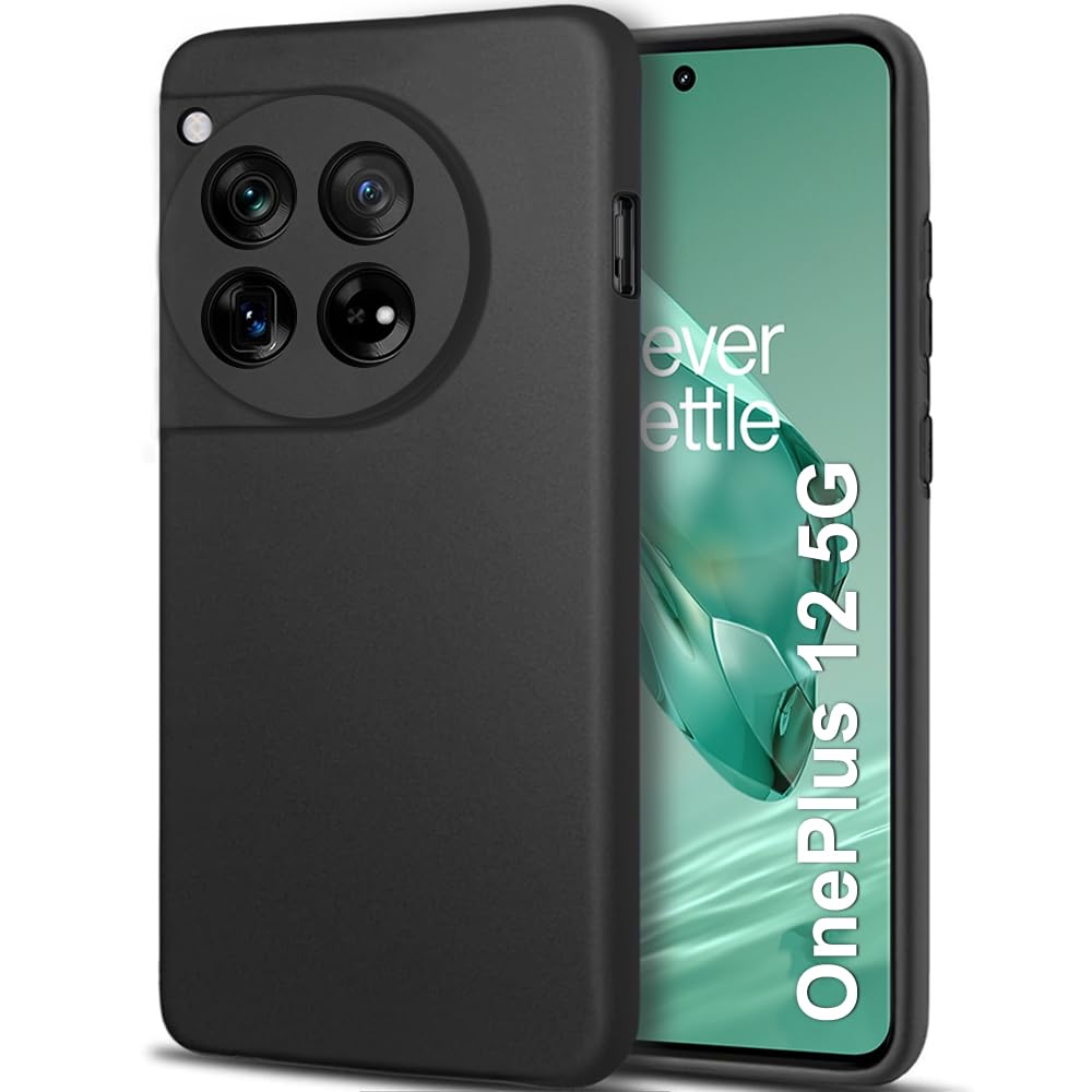 OnePlus 12 5G ( Black Silicone Cover)