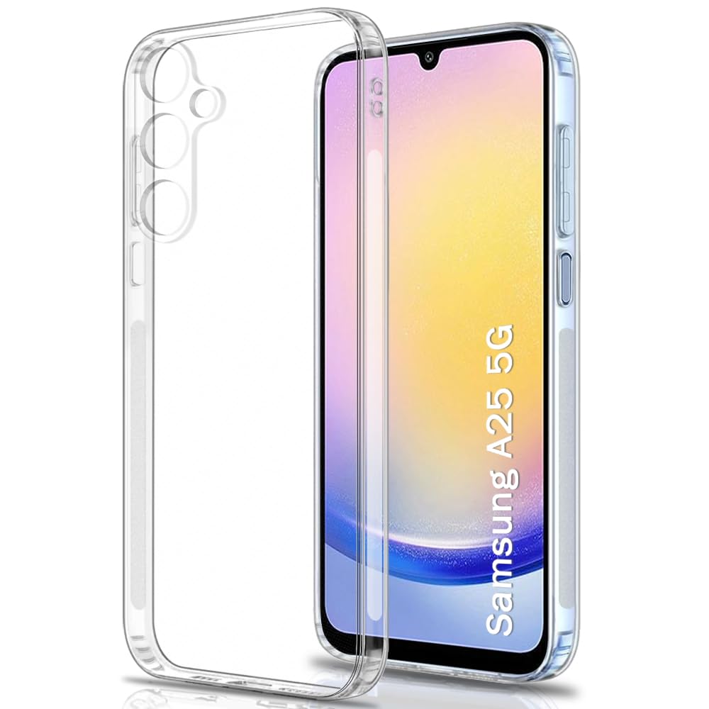 Samsung A25 5G (Lifetime Anti-Yellow Clear Back Cover)