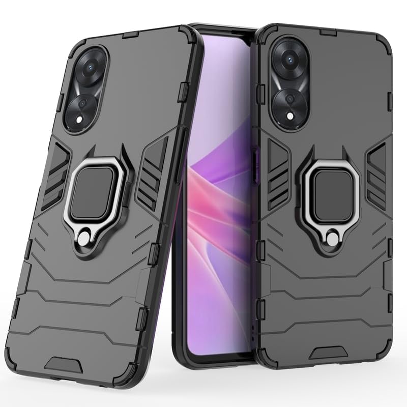 Hybrid Rugged Armor Kickstand Case for Oppo A78 5G