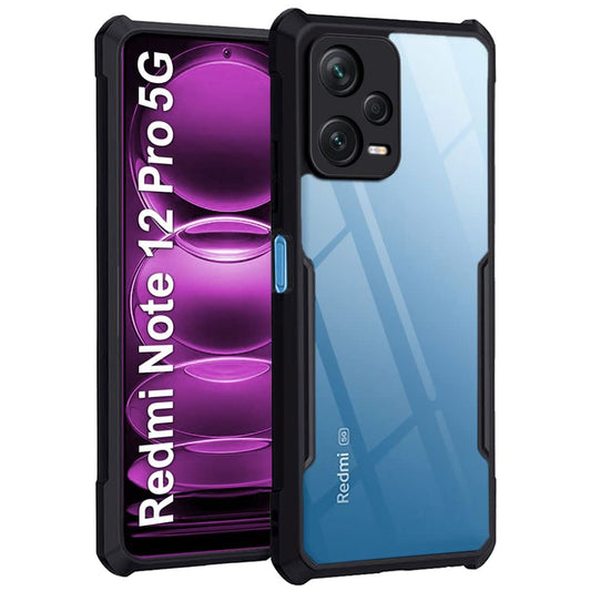 Redmi Note 12 Pro (5G) Back Cover (Black Bumper)