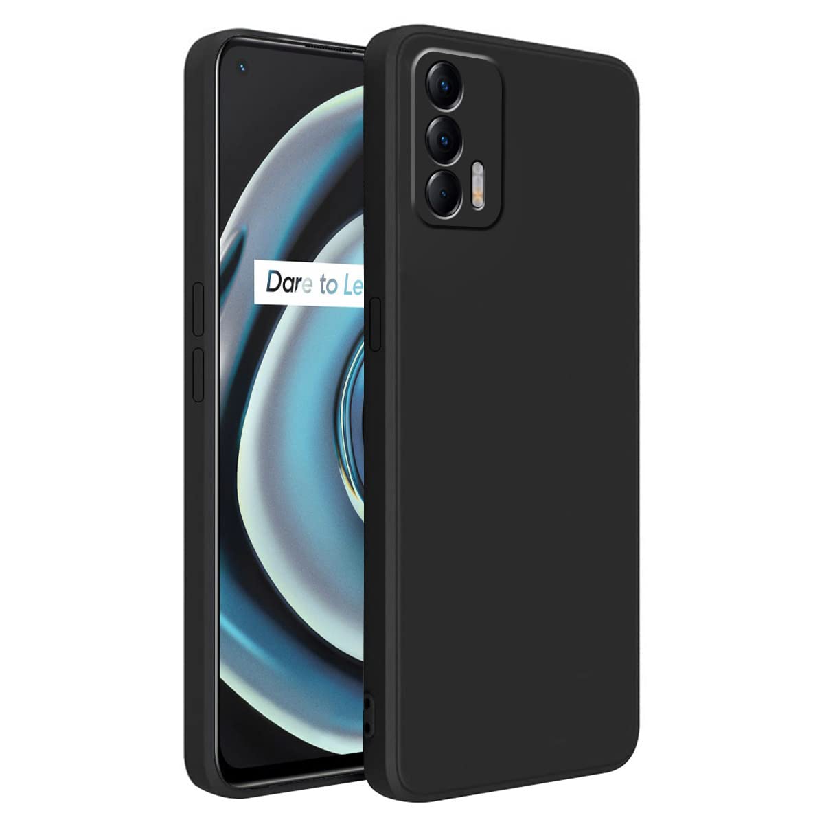 Realme GT 5G ( Black Silicone Cover)