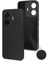 Vivo T1 Pro 5G ( Black Silicone Cover)