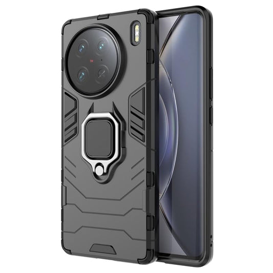 For Vivo X90 5G Back Cover Case Hybrid Armor |Ring Holder Kickstand