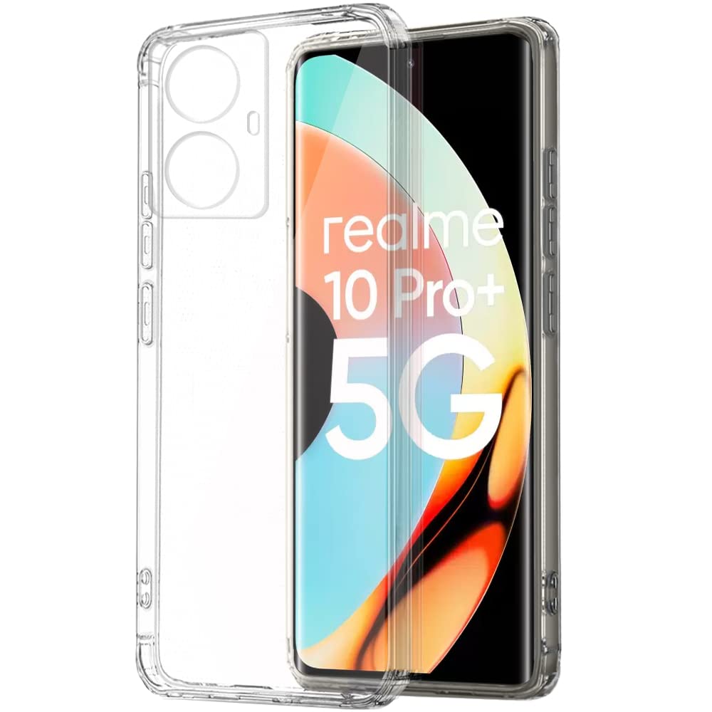 Realme 10 Pro Plus 5G (Lifetime Anti-Yellow Clear Back Cover)