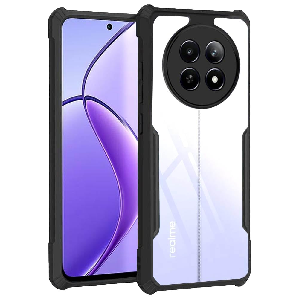 Realme 12 5G/12x Back Cover (Black Bumper)