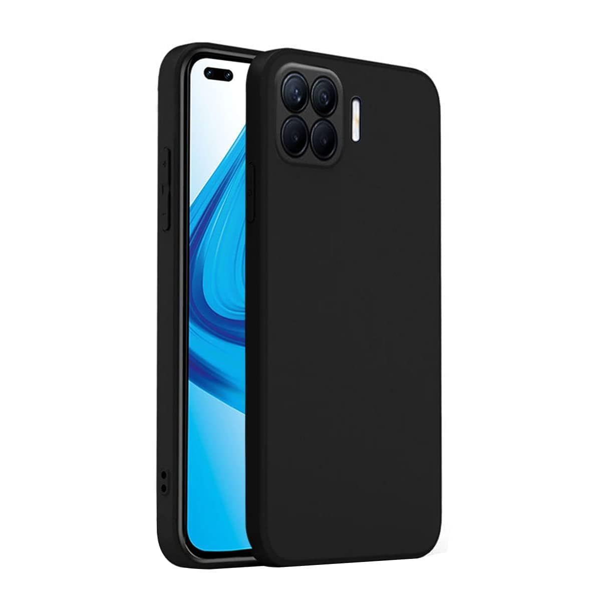 Matte Finish Silicone Cover For Oppo F17 Pro